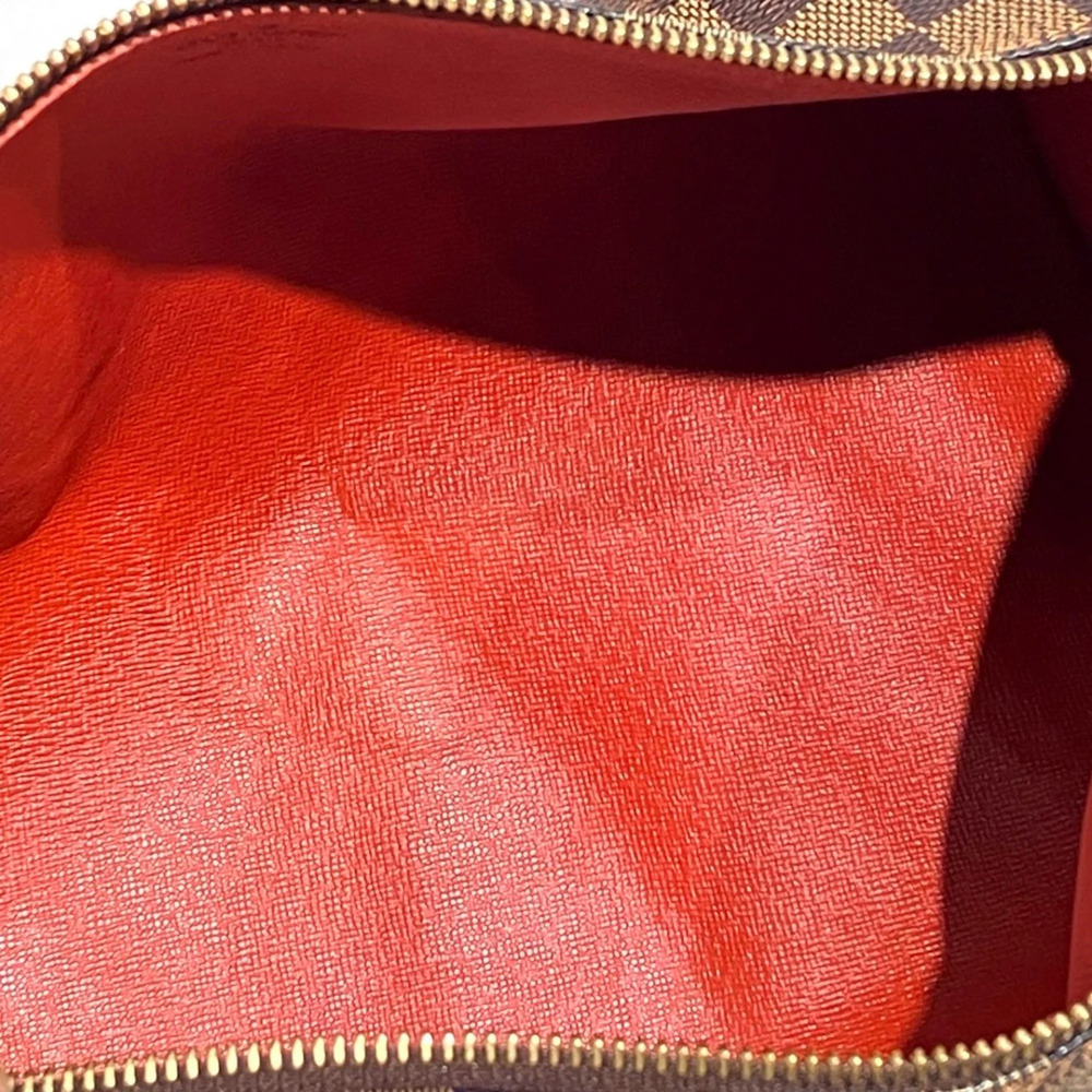 LOUIS VUITTON Authentic Brown Damier Canvas Papillon 30 Shoulder Bag - Picture 6 of 9
